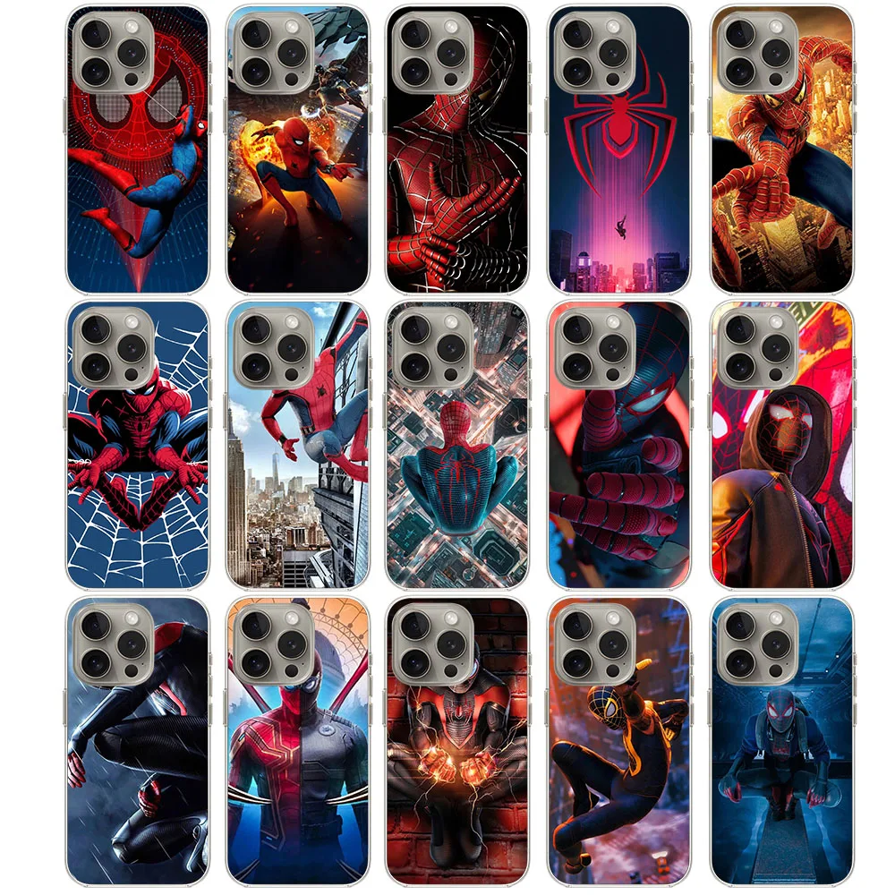 S-20 Spiderman Case for Moto G6 Play Plus G50 G51 G60 G60S G71 G41 G30 E20 G23 G22 E30 E40 5G