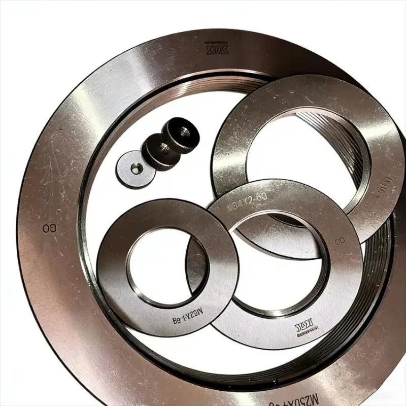 RNH High Precision GCr15 0-100mm 0.001mm Thread Ring Gauge Customizable Metric Gauges High Accuracy 1 Year Warranty