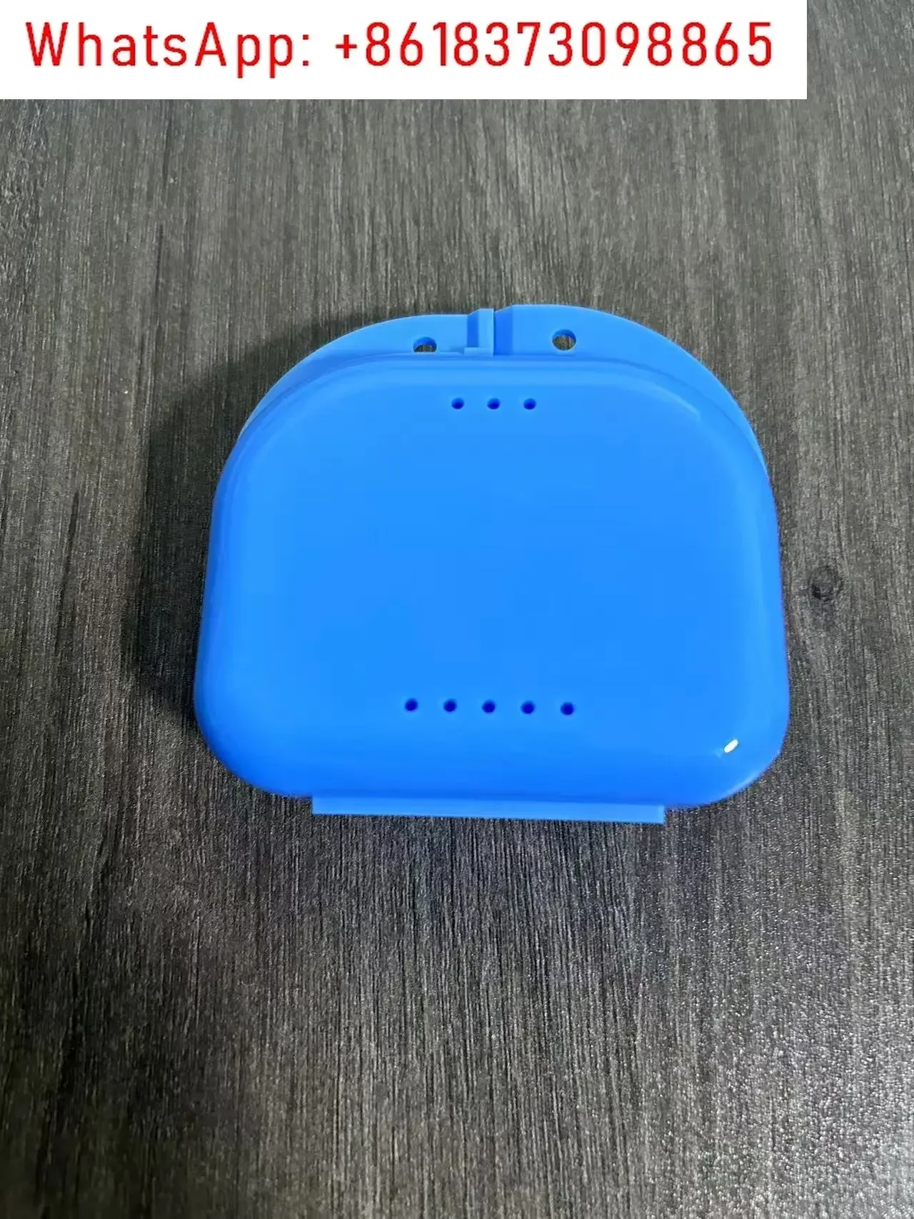 60pcs Orthodontic Plastic Box Retainer Case  Mouth Guard Denture Storage Box With Holes False Teeth Protective Case