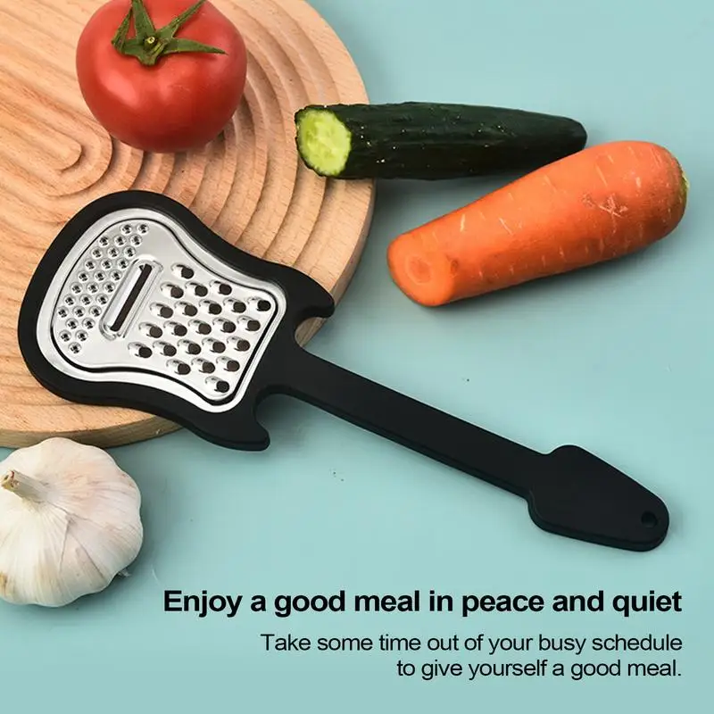 Guitar Shape Fruit Grater Fruit peeling knife Handheld Cheese Grater Potato Peeler Fruit Pulp Crusher For Kitchen Gadgets Tool