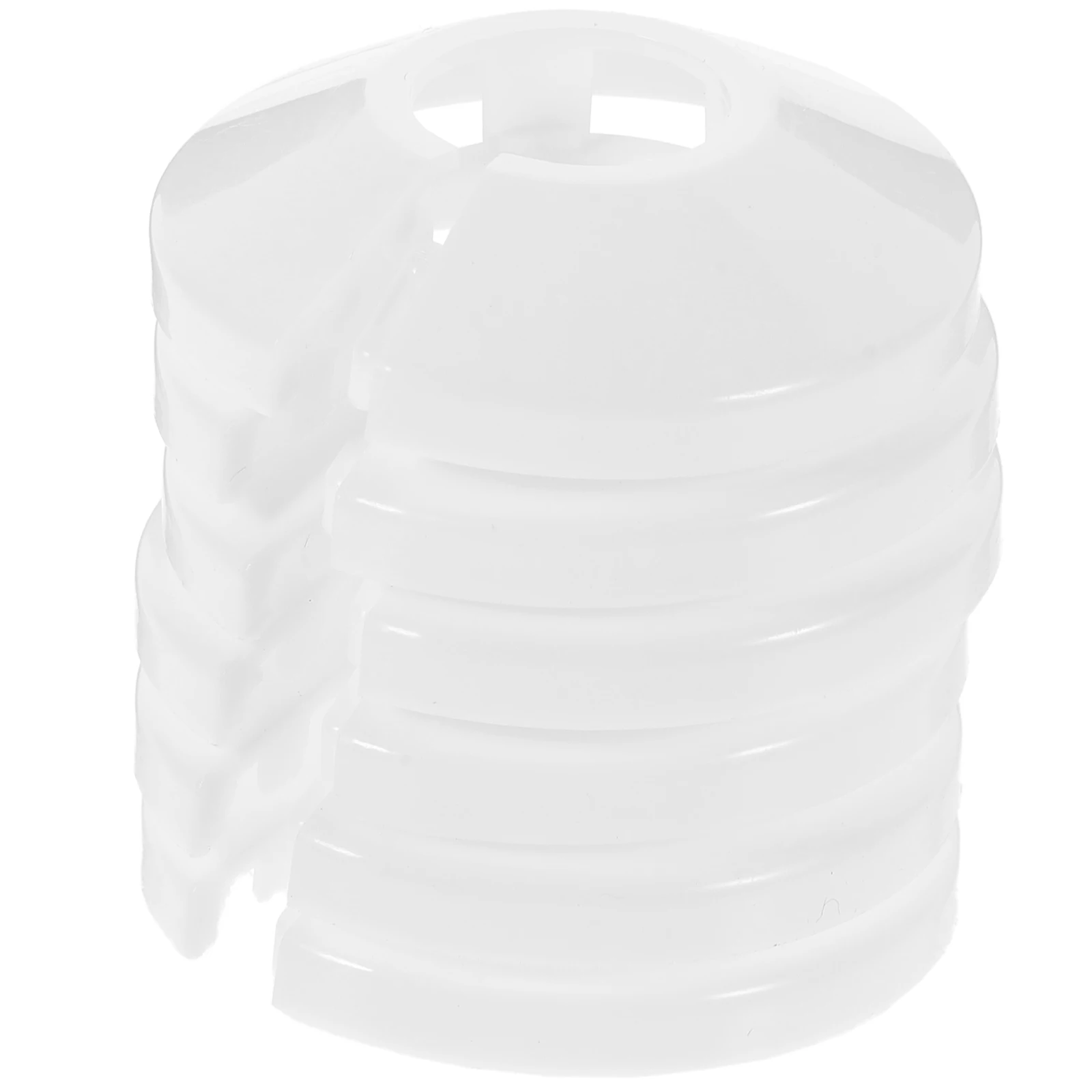 

6pcs Pipe Decorative Cover Plastic Collar for Water Radiator Pipes Escutcheon Plates White 16 Type Kitchen Facilities