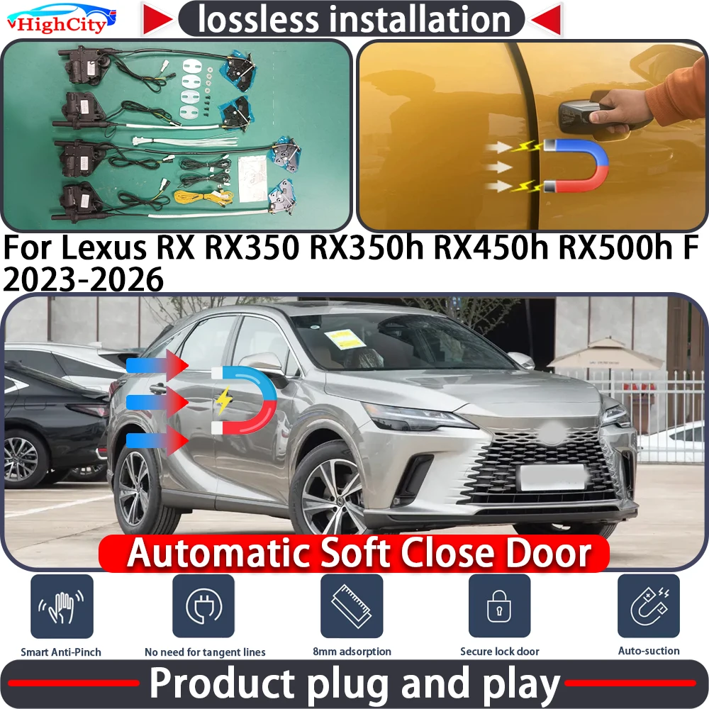 

Electric Closing Door Lock Actuator for Lexus RX RX350 RX350h RX450h RX500h F 2023-2026 Soft Close Power Latch System Auto