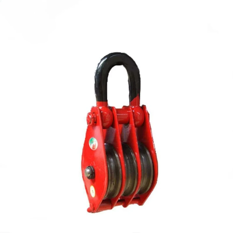 6-10 ton heavy-duty roller scooter lifting tackle three-in-one wheel