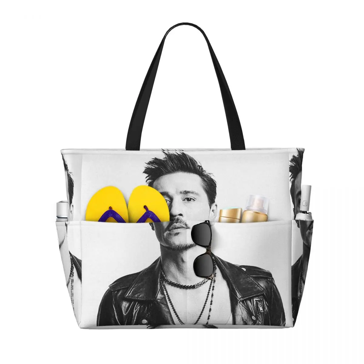 

Hearmny Dima Bilan Beach Tote Bag Sport Gym Yoga Duffle Large Tote Bag Women Travel Bag Fitness bag