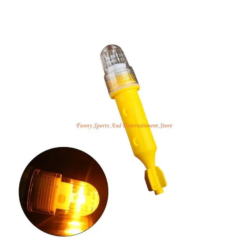 C4DE Net Position Light Underwater Fish Attractor LED Lamp for Night Fishing Marker Placement in Low Light Activity