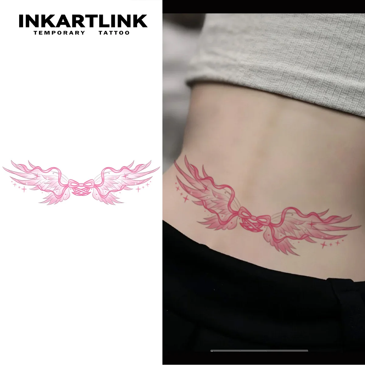 

INKARTLINK Temporary Tattoo Stickers Hand Drawing Waterproof Color Printing Temporary Tattoo Party Supplies DIY Stickers