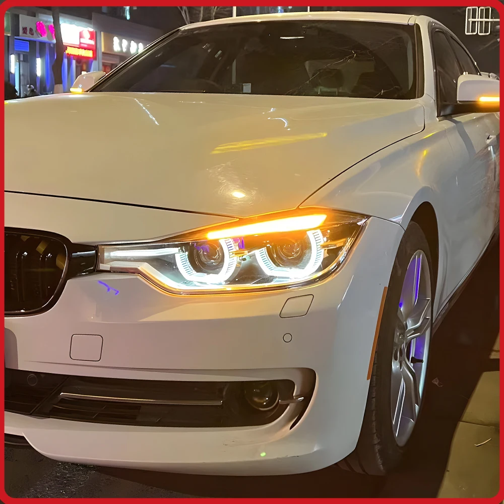 

For BMW 3 Series F30F35 2013-2018 Car Headlights Assembly Upgrade LED Accessories,Flashing Turn Light,Plug and Play,High Quality