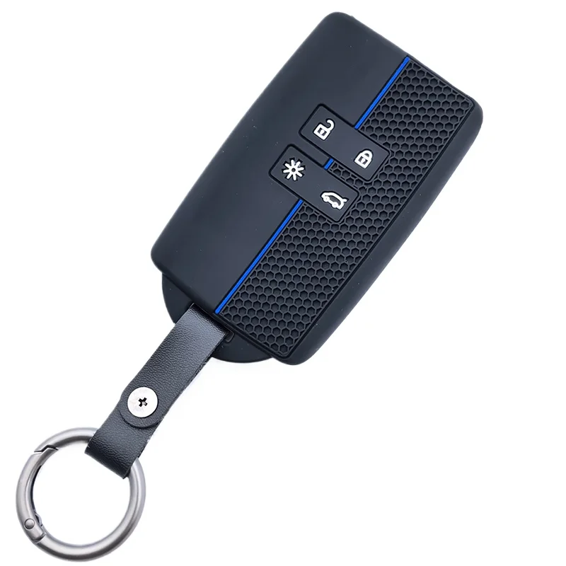 Neue 3-Tasten Auto-Fernbedienung Silikon-Schlüsselhülle für Renault Captur Koleos Kadjar Arkana Megane Dacia Duster Sandero Stepway