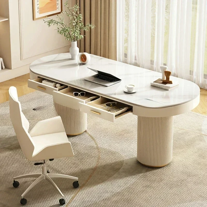 

Gadgets Workbench Office Desk Slate Computer Table Luxury Office Desk Boss Simplicity Escritorio Ordenador Work Furniture