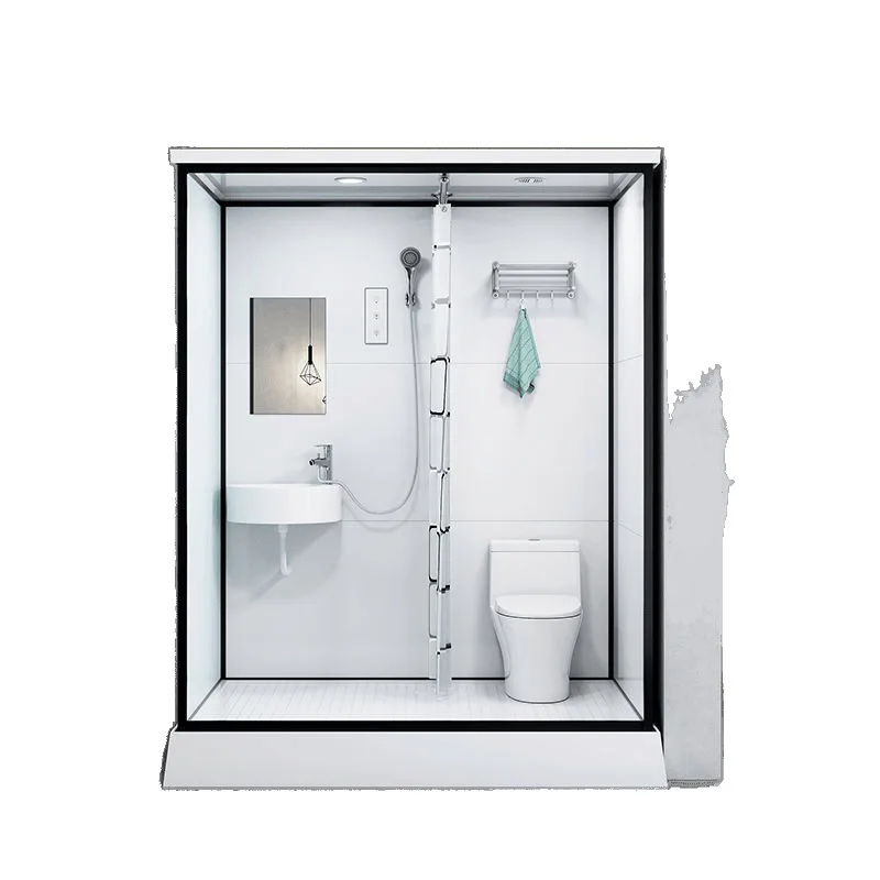 

Integral shower room integrated toilet Integrated Bathroom renovation Interior finished product