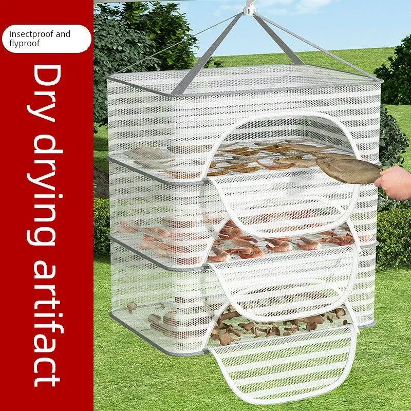 Home Use Vegetable Drying Net Anti Fly Multi Layer Sweet Potato Dried Goods Drying Tool Rooster Brand High Quality Mesh