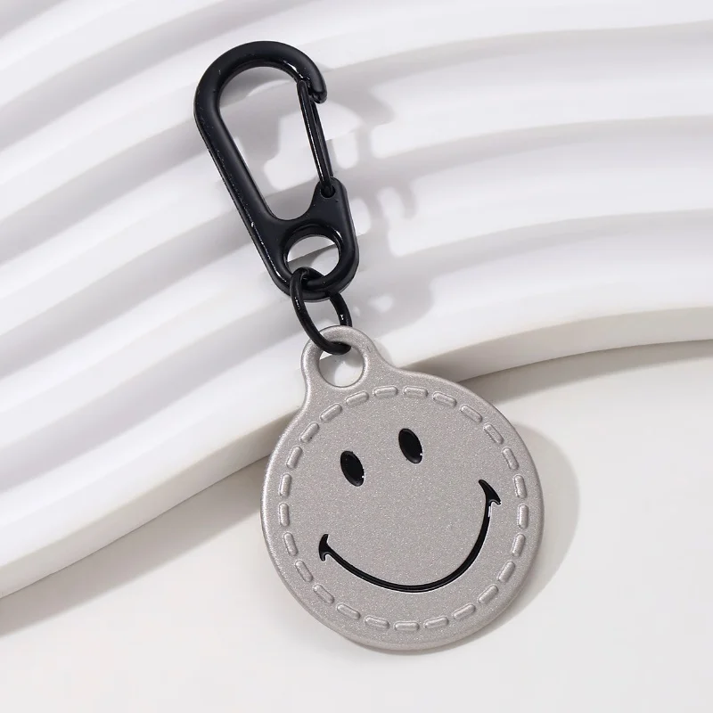 Classic Colorful Smile Face Enamel Keychain Lovely Key Ring For Women Men Good Gift Bag Decoration Handmade Jewelry Set