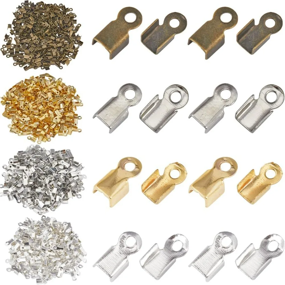 圧着エンドキャップ,4色,3mm, 1ボックス,1200個