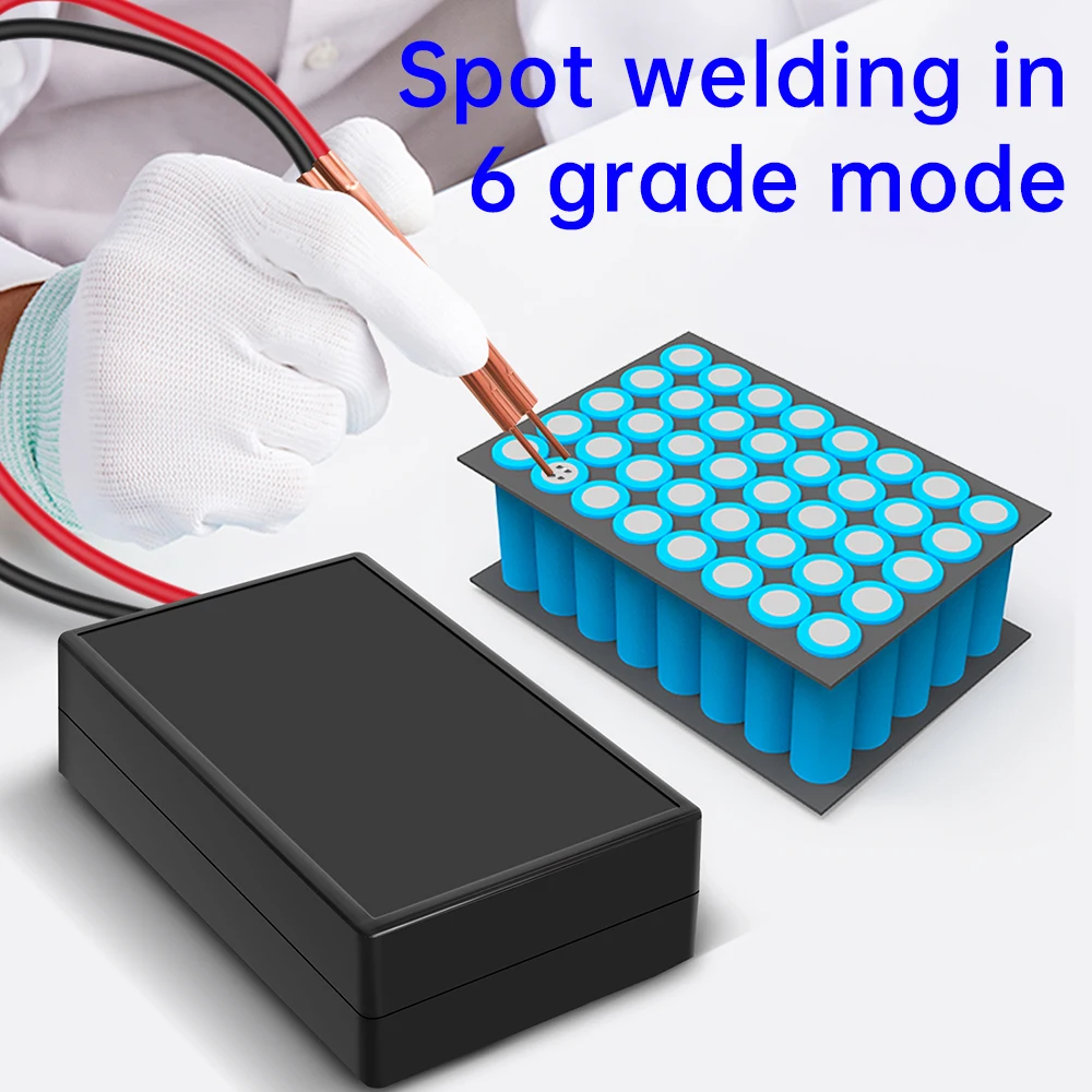 Imagem -02 - Mini Li-ion Battery Spot Welding Tool Kit Armazenamento Faça Você Mesmo Mini Soldador 5v 2a Velocidade Ajustável 18650 Home Energy Pequeno Punho Portátil