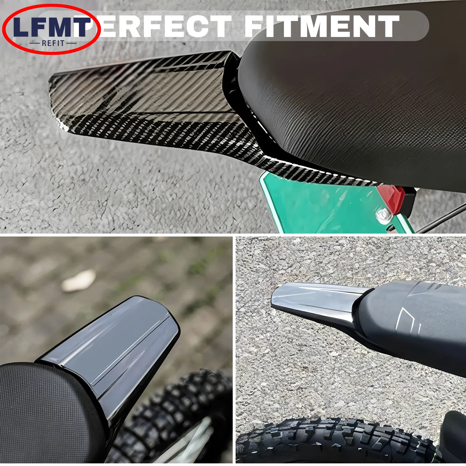 For Sur Ron Rear Fender Mudguard Splash Guard Fit Sur-Ron Light Bee X LBX Light Bee S Electric Motocross Bike Replacement Parts view 3