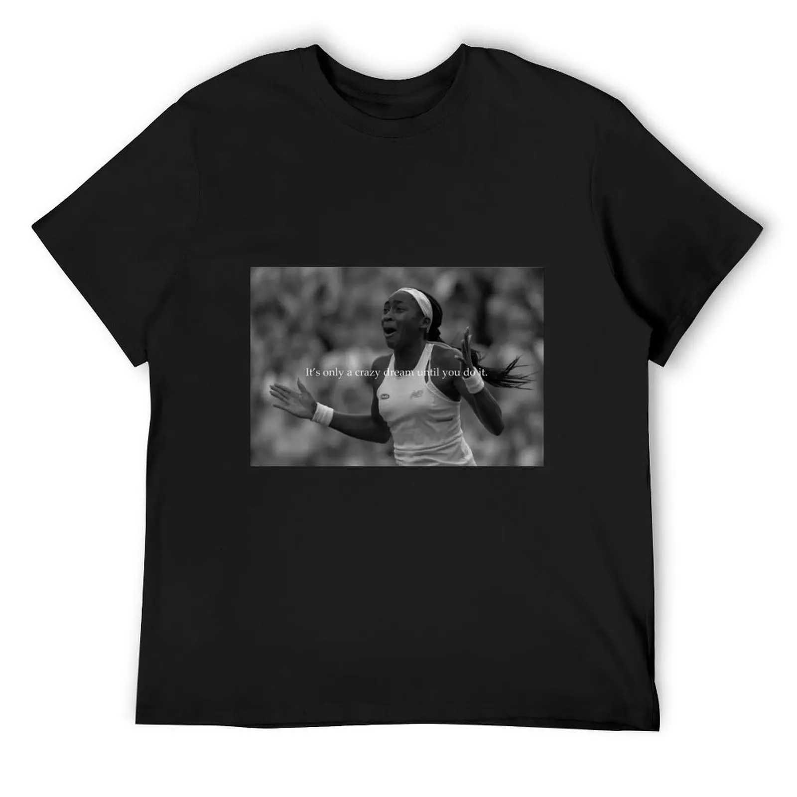 Coco Gauff T-Shirt customs oversized graphic tee men clothing