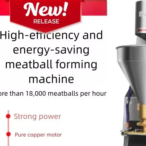 Stainless Steel Commercial Industrial Rice-Meat Dumplings Production Machine Meatball Forming Machine for Kitchen