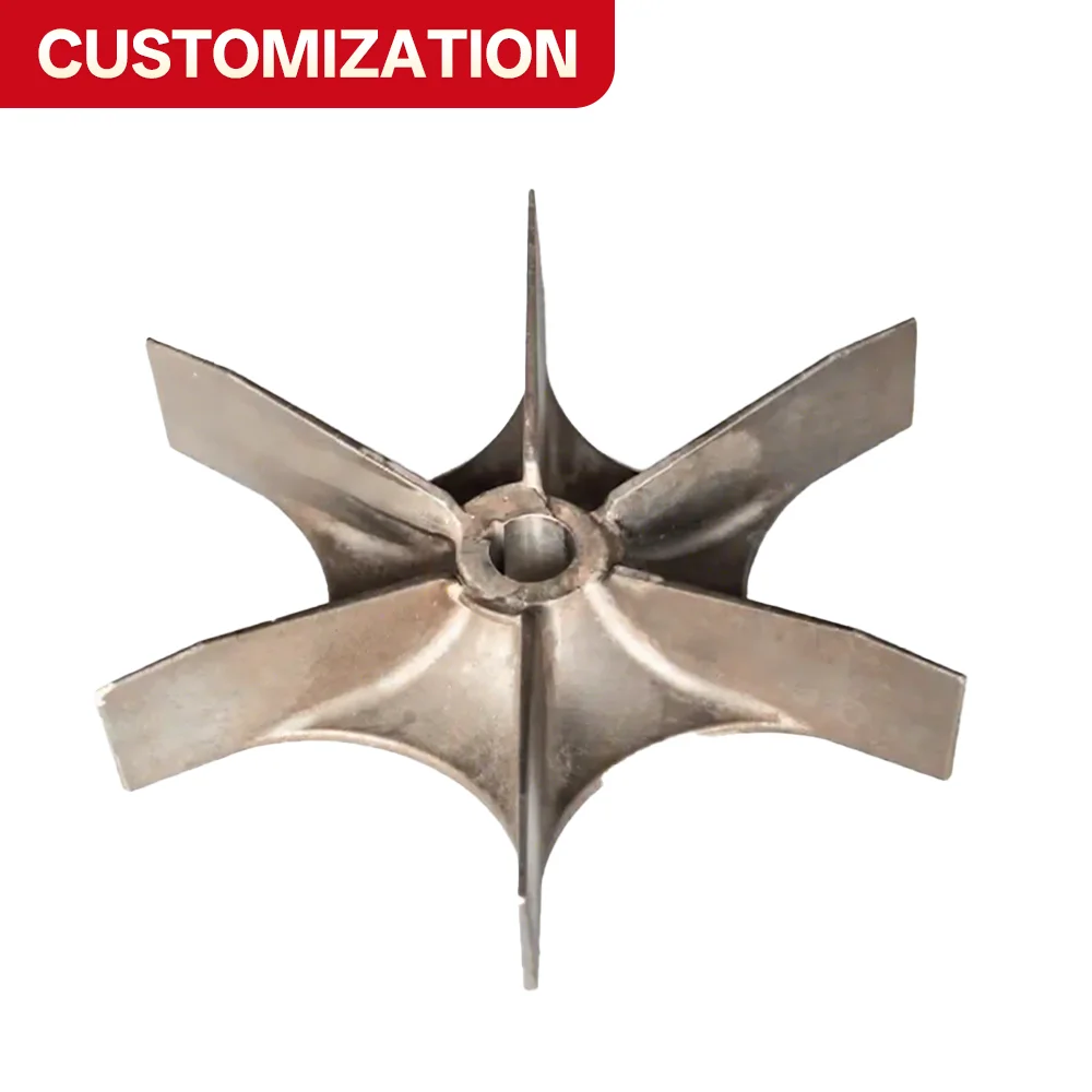 `Custom 473mm High Temperature Furnace Fan Impeller, Alloy Cast Furnace Fan Blade, Heat Resistant Impeller for Heat Treatment