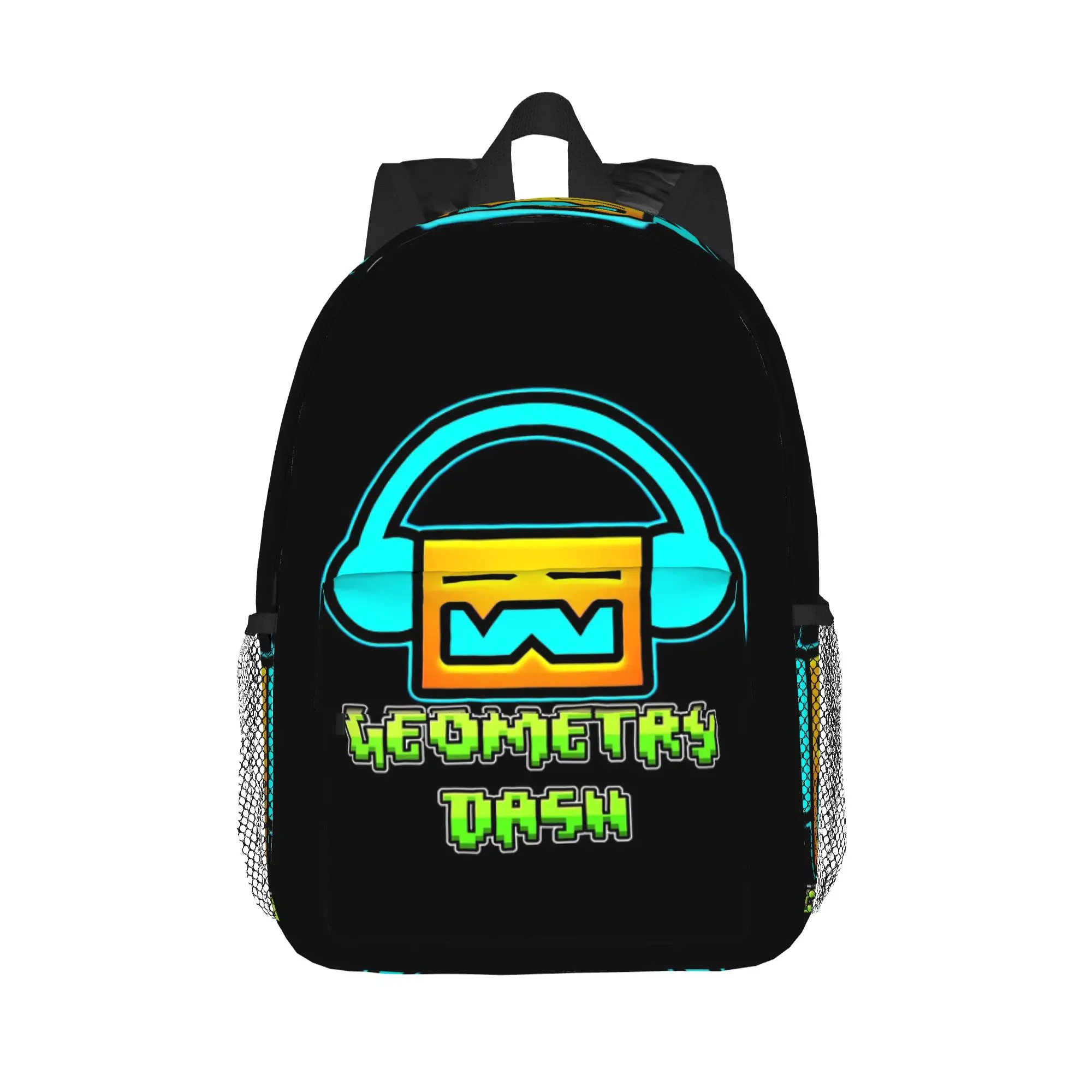 Geometry Dash Game Music Cute Geometric Backpack Hot Sale Daypack  Boys Girls BookBag Shoulder Bags for Men Women School Bag