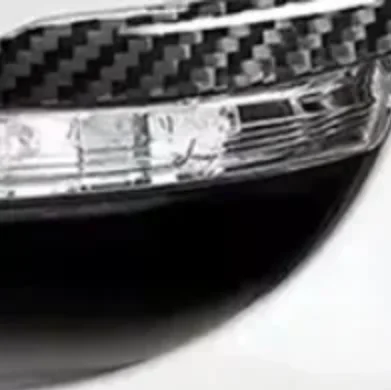 

2Pcs Rearview Mirror Anti-collision Strip Anti-scratch Strip Car Decoration Reflective Sticker Auto Parts