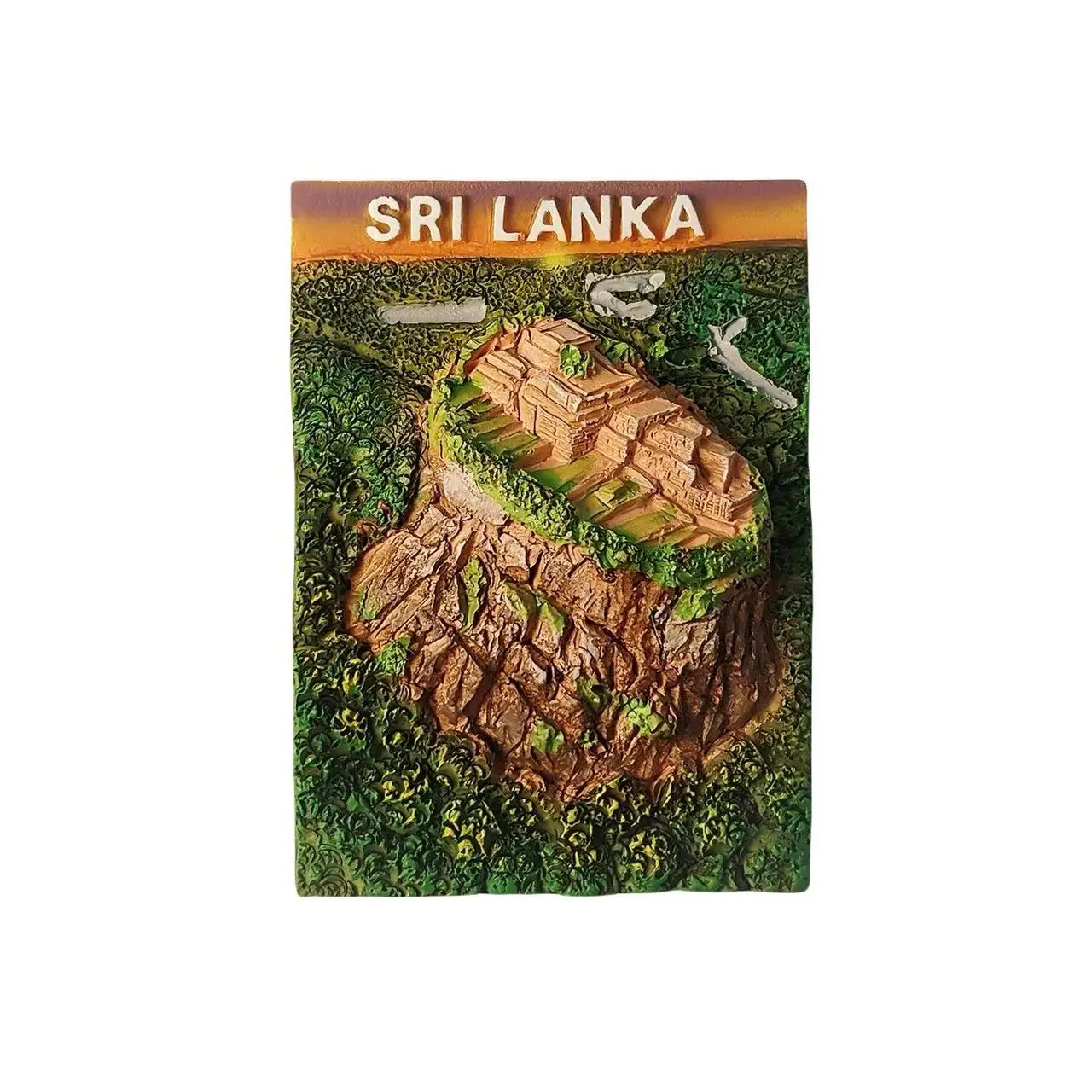 سريلانكا كولومبو سيجيريا تذكارية سياحية إبداعية معلم المدينة القديمة العمارة ملصق مغناطيسي ملصق الثلاجة #3