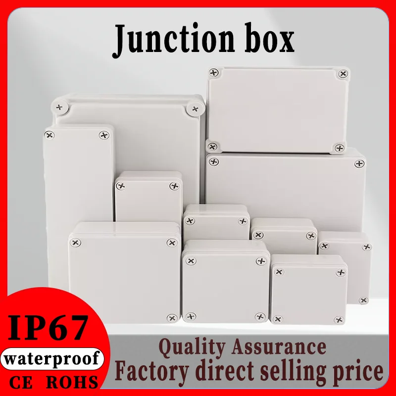 

AG Series ABS Plastic Junction Box Waterproof Electronic Case IP67 Instrument Wire Housing Outdoor Custom Project Enclosure