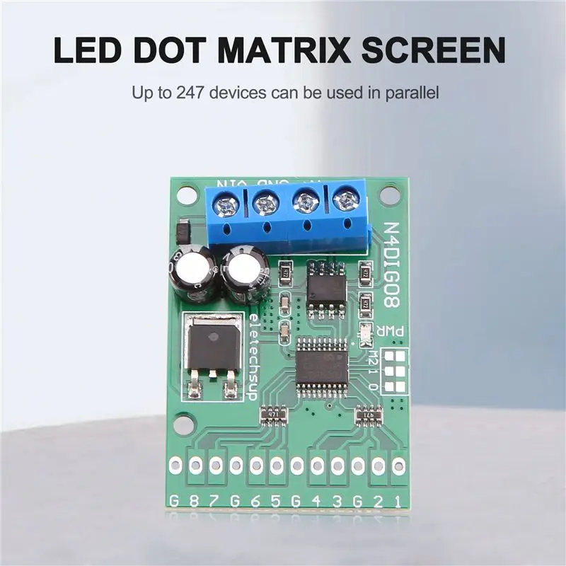 AB42-8Ch Input/Output Digital Switch TTL Lvttl CMOS RS485 IO Control Module Modbus Rtu Board For PLC Relay
