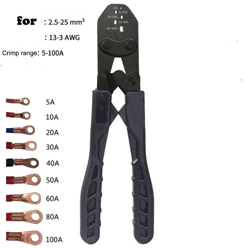 

wire cable lug Plier Copper Battery Cable Connector Crimping plier Tools for Crimp OT5A-200A OT-30A OT-40A OT-100A