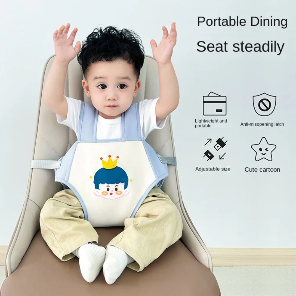 

Portable Toddler Boosters Seats Safety Strap Comfortable Dining Chair Safety Belt Travel Home Safety Belt Protection