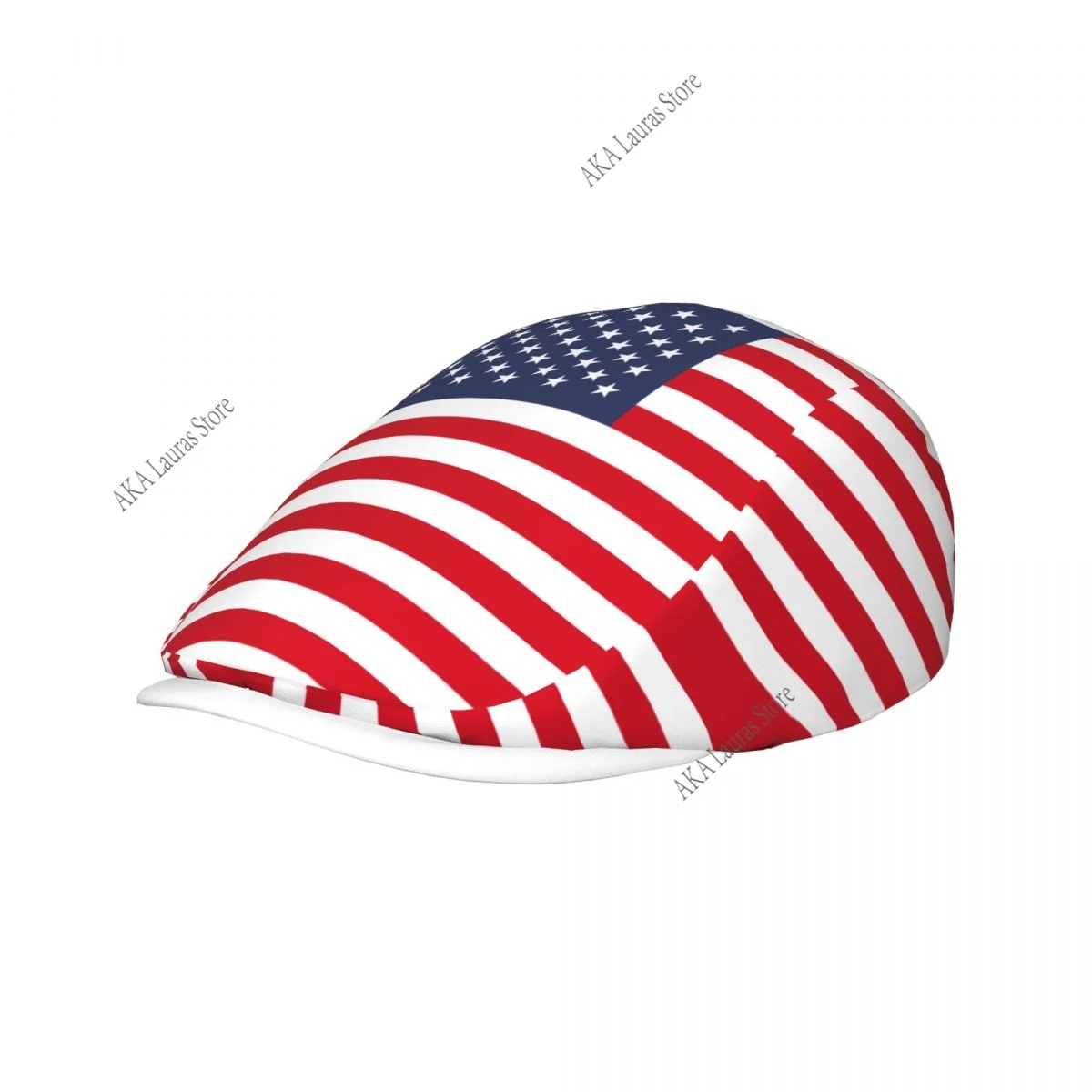 Spring and summers United States Flag Newsboy Caps Flat Peaked Cap Girl and Women Painter Beret Hats