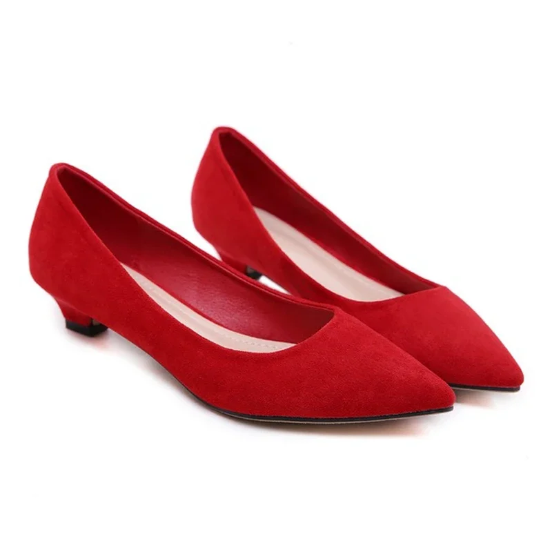 CEYANEAO spring autumn new mother fashion shoes low heels Party large size banquet ladies shoes Woman pumpsE822