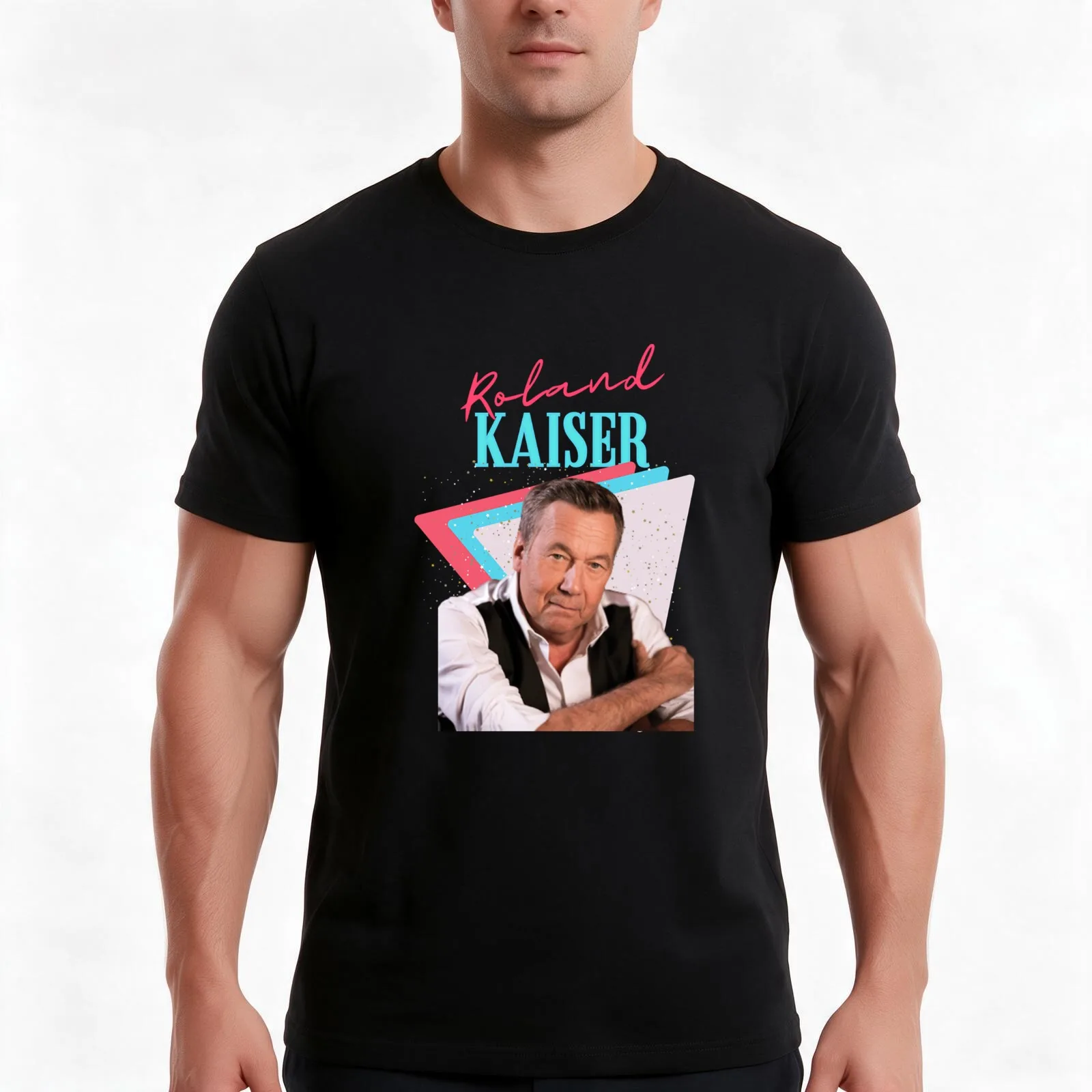 Roland kaiser rip Roland kaiser rest in peace Roland kaiser T-Shirt, Summer Casual Cotton Tee, Oversized Streetwear Tops