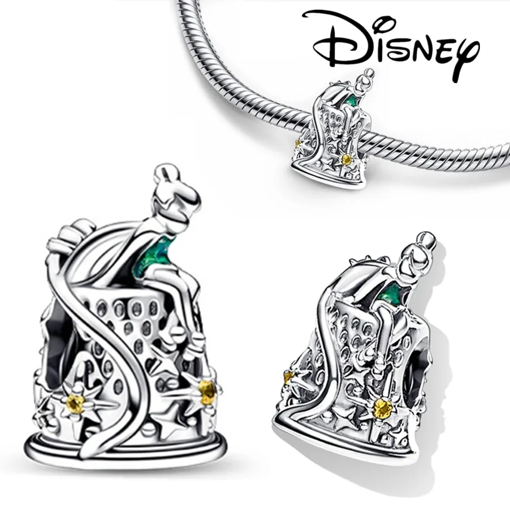 Disney Aladdin Magic Carpet Djinn Mermaid Charms Dangle Fit Pandora Charms Silver Original Bracelet for Jewelry Making