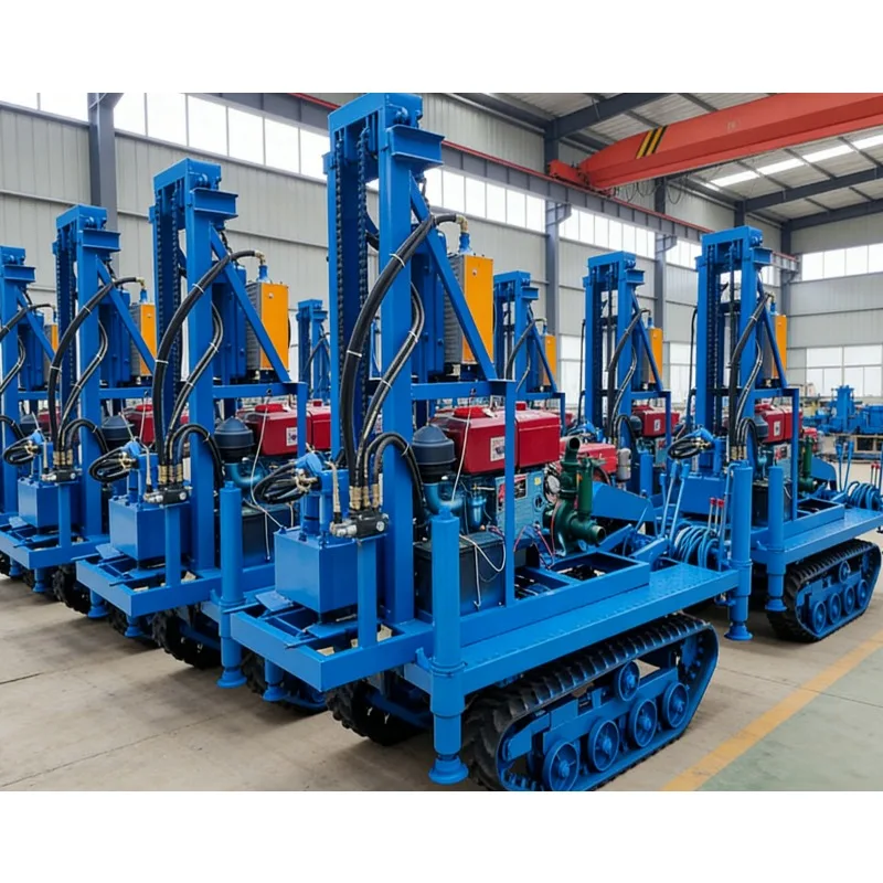 

Small Crawler Borehole Drilling Machine – All Terrain Water Well Rig