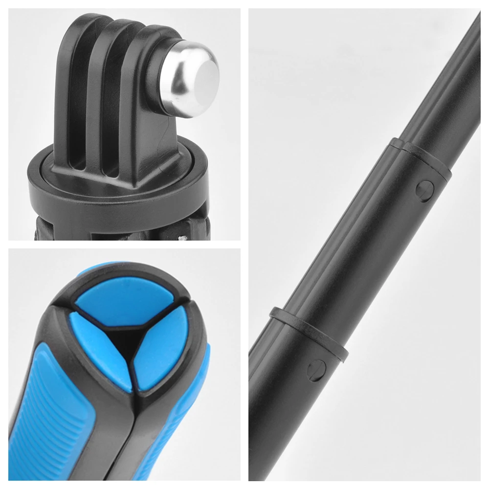 Mini Handle Selfie Stickขาตั้งกล้องสำหรับGoPro Hero 5 6 7 8 Hero 9สำหรับDJI Osmo Action YI SJACAMกล้องVlogอุปกรณ์เสริม