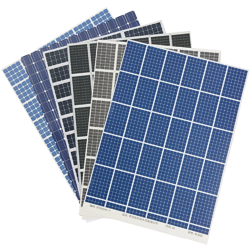 

Architectural Model Solar Panel Stickers for Sand Table Simulated Solar Photovoltaic Panels with Adhesive Backing for Educationa