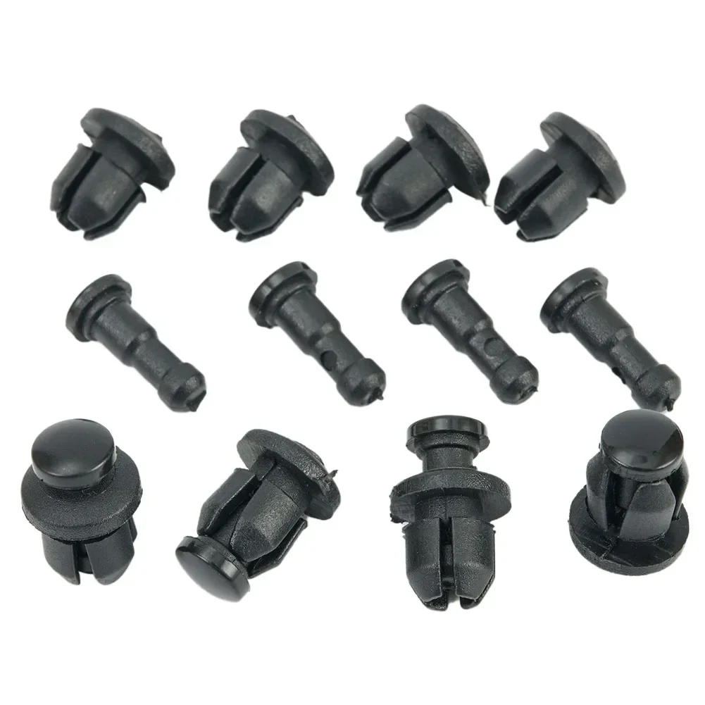 Clips de carenado de herramientas 20 piezas negro para Honda Blackbird CBR1100 para Honda Pan-European ST 1300 Nylon reemplazar duradero nuevo