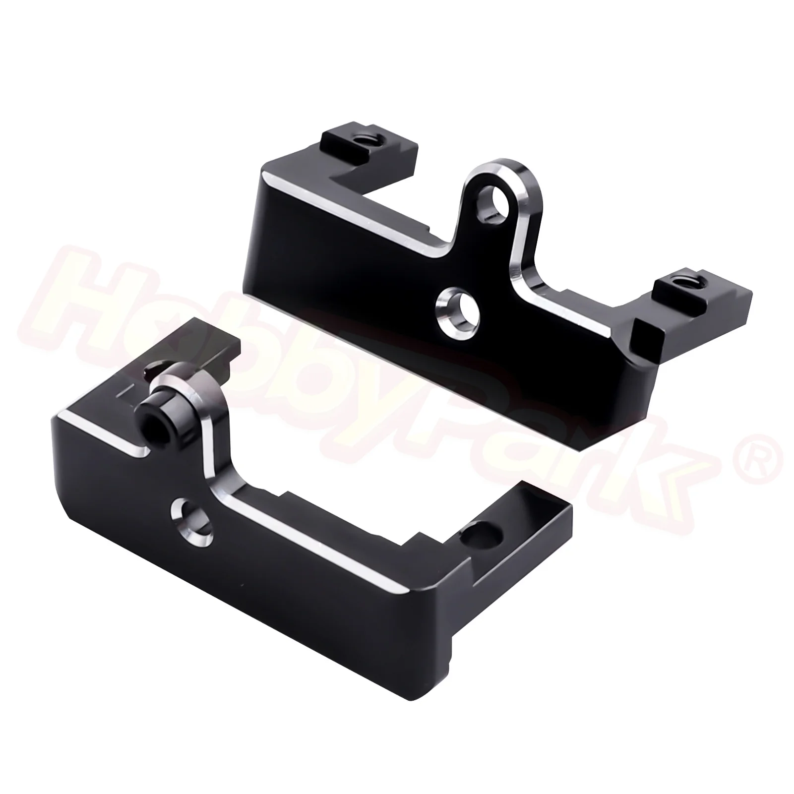 HobbyPark Servo Mount Bracket CNC Aluminum Upgrade Accessories for TRX4M Stock Servo 1/18 Bronco Defender RC Crawler Car