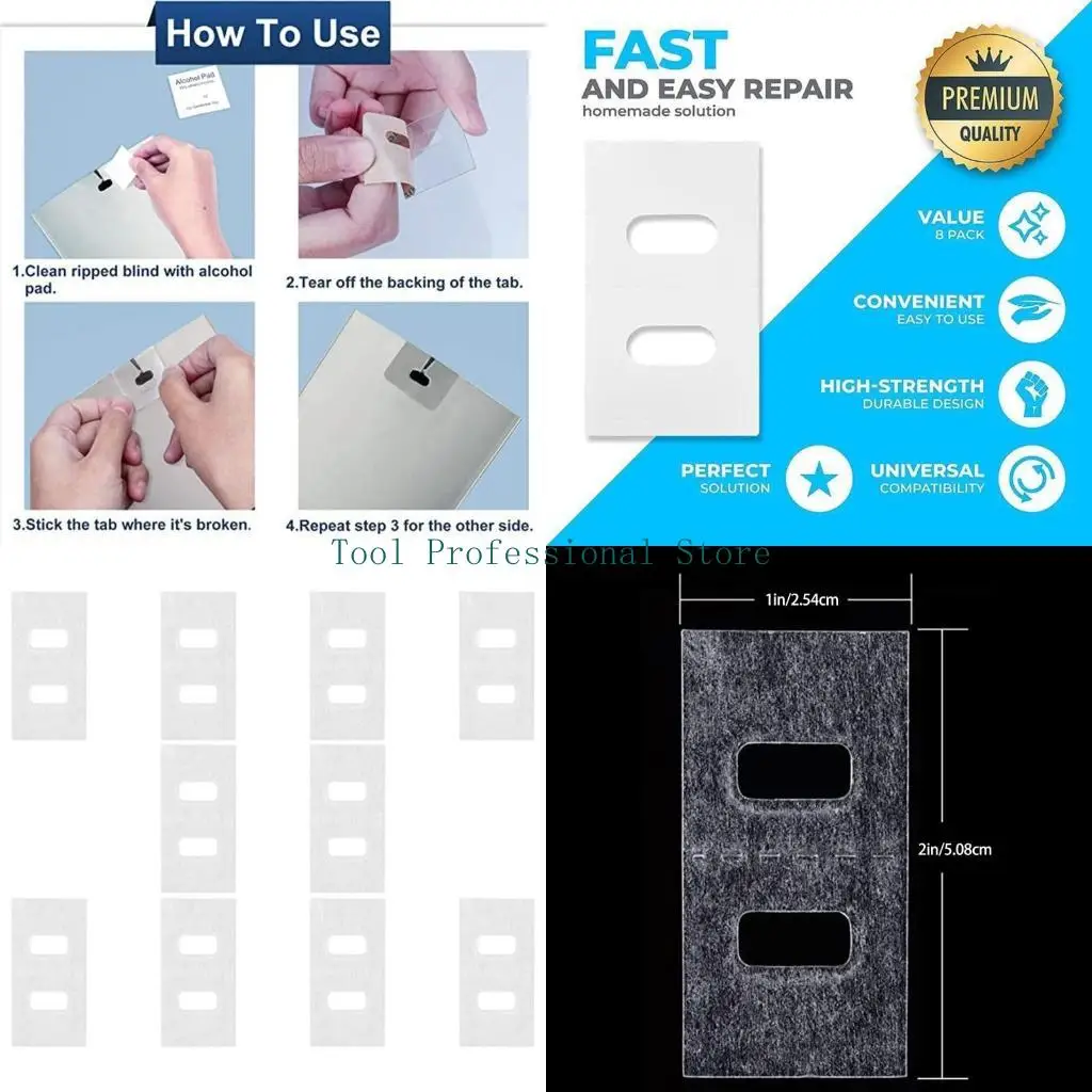 Vertical Blinds Repair Accessories Clear Tabs Set Vertical Blind Repair Hangers Upgrades for Simple Home Improvement