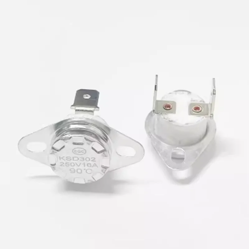 KSD302 16A 250V Ceramic KSD301 Normally Closed Temperature Switch Thermostat 40 45 55 65 75 90 100 110 120 130C