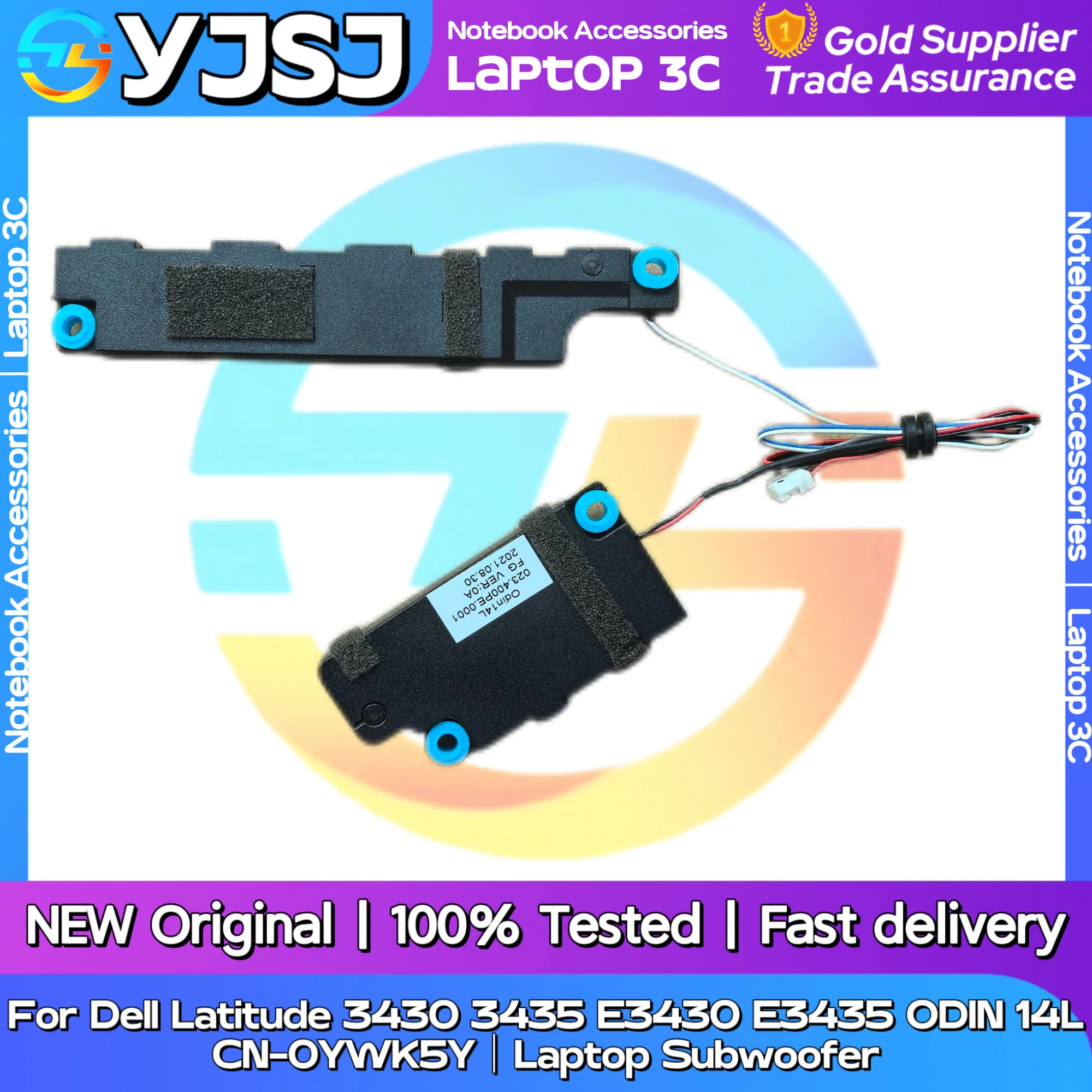 New Original Laptop Notebook Audio Speaker For Dell Latitude 3430 3435 E3430 E3435 ODIN 14L Built in horn audio CN-0YWK5Y