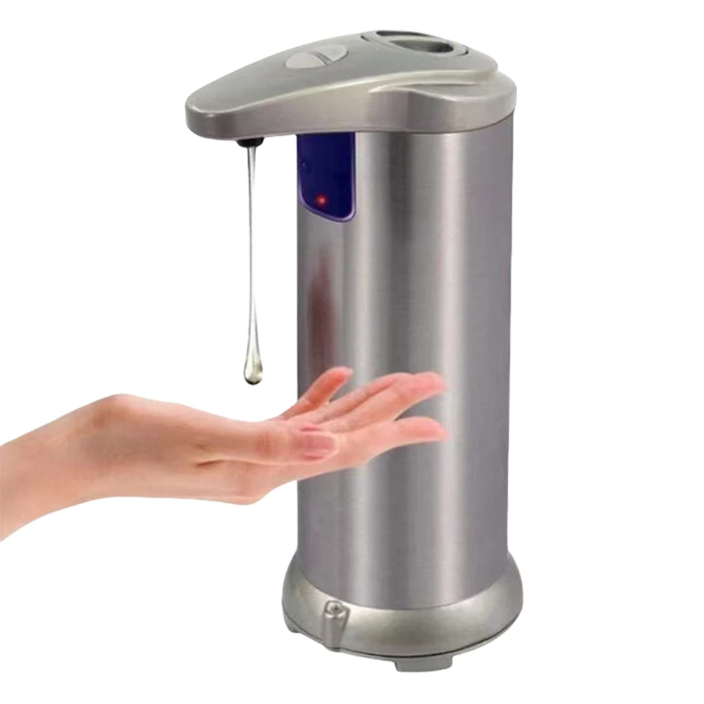 Automatic Sensor Soap Dispenser Touchless Hand Free Soap Dispenser 3 Adjustable Levels Control Bathroom Smart Wash Handpiece