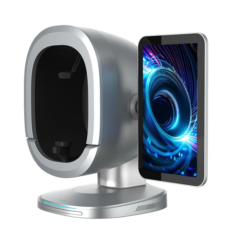 Máquina profissional de análise de pele AI com dispositivo de análise facial de relatório inteligente de câmera HD