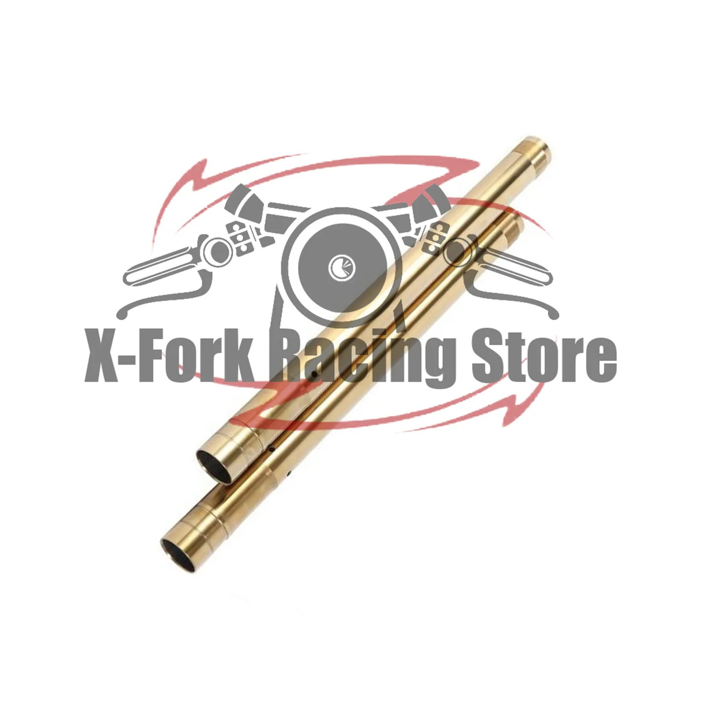 

Front Fork Tubes Pair Pipes For Honda CBR600RR 2007-2012 2007 2008 2009 2010 2011 2012 41mm 515mm Gold Fork Pipe Stand Bars