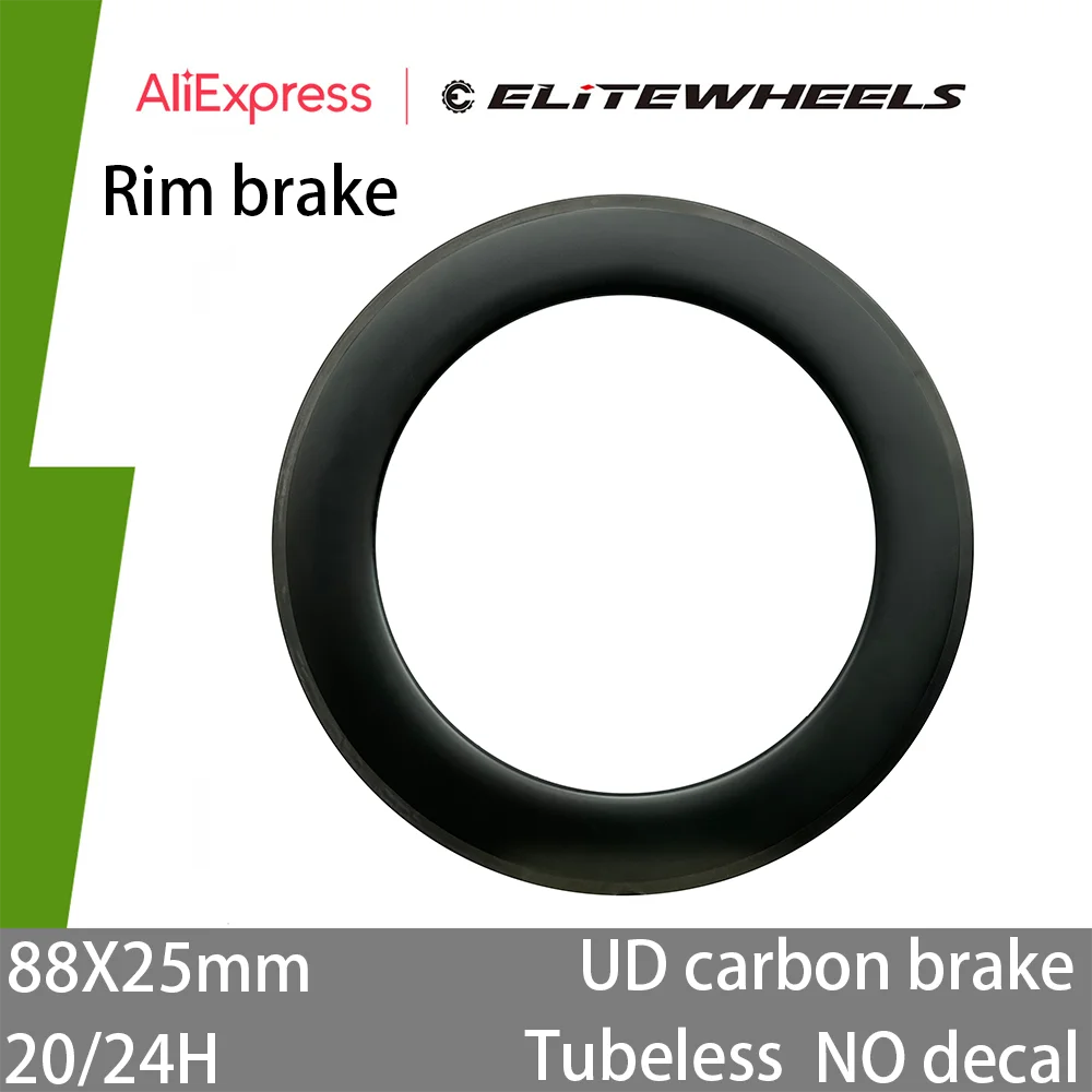 

ELITEWHEELS Set of carbon fiber wheels 88X25mm Hot Product Promotions