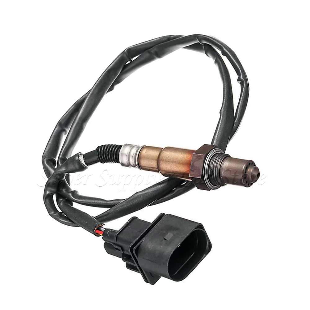Для Audi VW Jetta Audii 1.8L-L4 новый широкополосный датчик кислорода O2, 6-контактный AFR вверх по течению 0258007057   17014 LSU4.2 021906262 Б 06Б 906265 Д