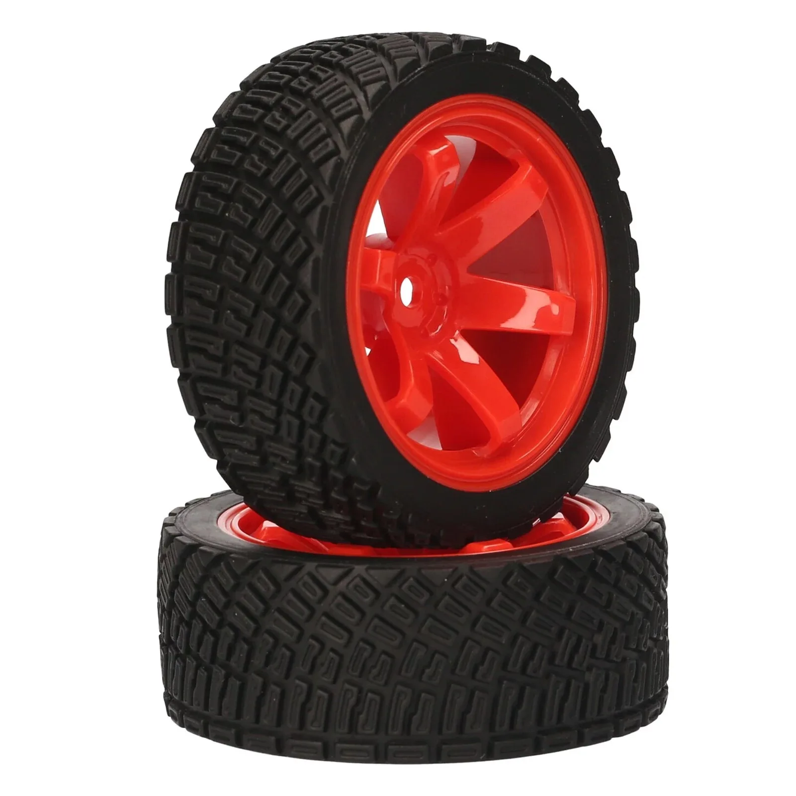 Austar 8006+701 4PCS RC Tires for 1/10 Scale RC Racing Cars Compatible with HSP94123 LC PTG-2 - Remote Control Car Accessories