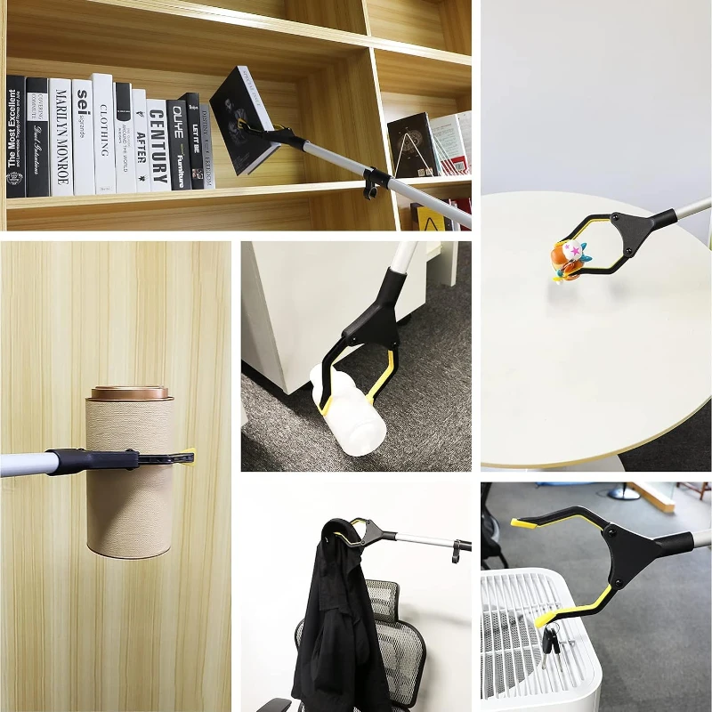 

Grabber Reacher Tools, Foldable Assist Tool for Trash Pick Up with Magnetic Tip, Rotating Gripper, Reacher Grabber,Litter Picker