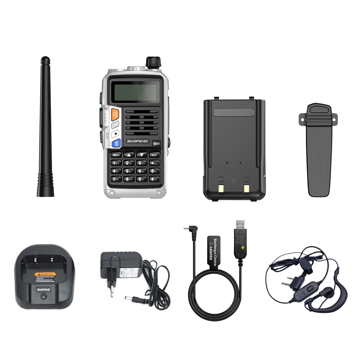 BAOFENG UV S9 Plus Walkie Talkie Dual Band VHF UHF 128CH VOX Ładowarka USB Dalekiego Zasięgu Radiotelefon Przenośny UV 5R Radiotelefon Dwukierunkowy