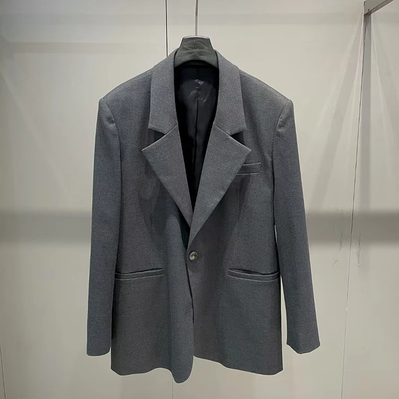 

Women's Casual Commuter Blazer Stylish and versatile loose-fit jacket top High-quality suit jacket Autumn New Arrival 2025